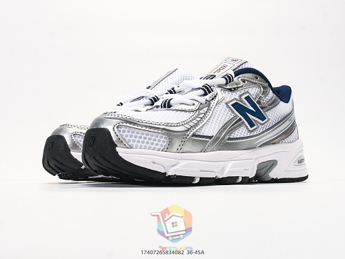 נעלי New Balance 740, בז', חום, כסף-כחול, לבן-שחור, תמונה 23