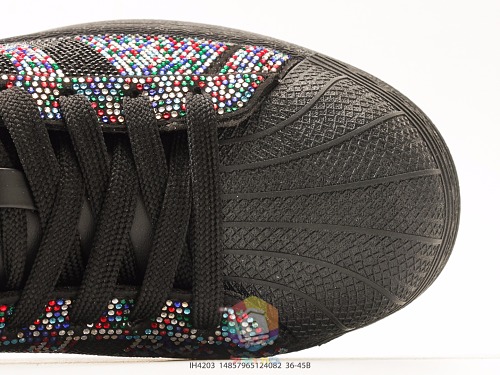 נעלי adidas Superstar II Rhinestone, צבעוני או שחור-כסף, תמונה 3