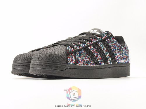 נעלי adidas Superstar II Rhinestone, צבעוני או שחור-כסף, תמונה 6