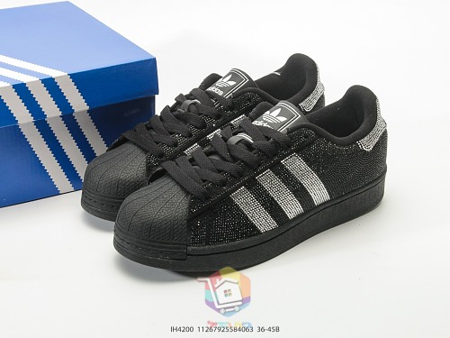 נעלי adidas Superstar II Rhinestone, צבעוני או שחור-כסף, תמונה 10