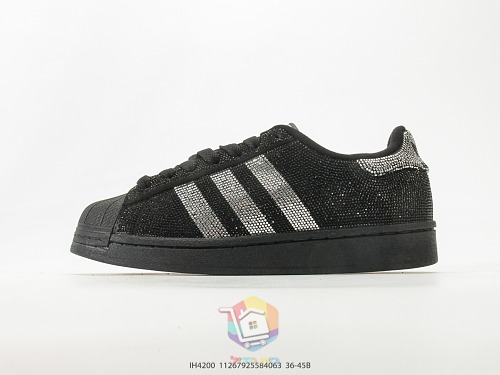 נעלי adidas Superstar II Rhinestone, צבעוני או שחור-כסף, תמונה 18