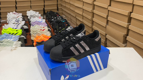 נעלי adidas Superstar II Rhinestone, צבעוני או שחור-כסף, תמונה 19
