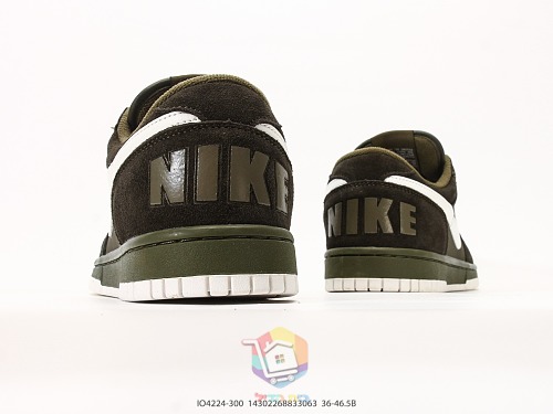 נעלי Nike Big Nike Low, ירוק זית או ירוק ולבן, תמונה 5