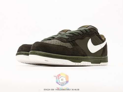נעלי Nike Big Nike Low, ירוק זית או ירוק ולבן, תמונה 6