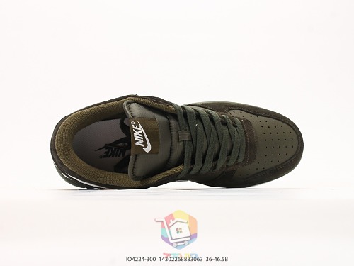 נעלי Nike Big Nike Low, ירוק זית או ירוק ולבן, תמונה 8