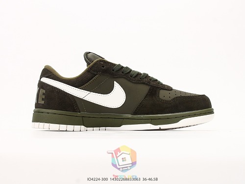 נעלי Nike Big Nike Low, ירוק זית או ירוק ולבן, תמונה 9
