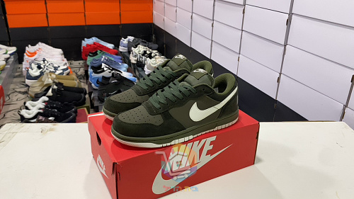 נעלי Nike Big Nike Low, ירוק זית או ירוק ולבן, תמונה 10