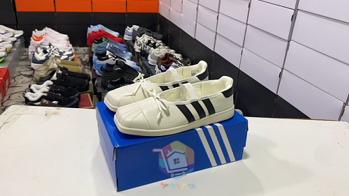 נעלי בלרינה adidas Superstar SQ Ballet, אוף וייט ושחור, תמונה 2