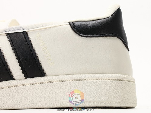 נעלי בלרינה adidas Superstar SQ Ballet, אוף וייט ושחור, תמונה 4