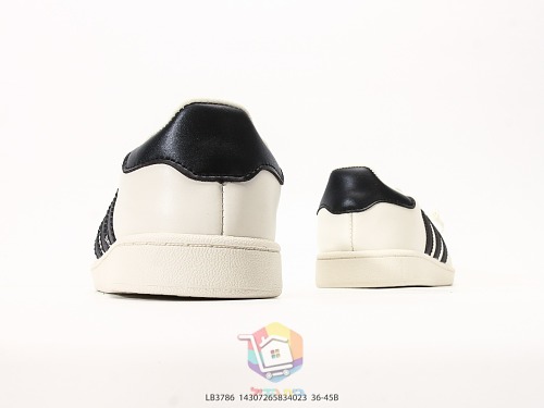 נעלי בלרינה adidas Superstar SQ Ballet, אוף וייט ושחור, תמונה 5