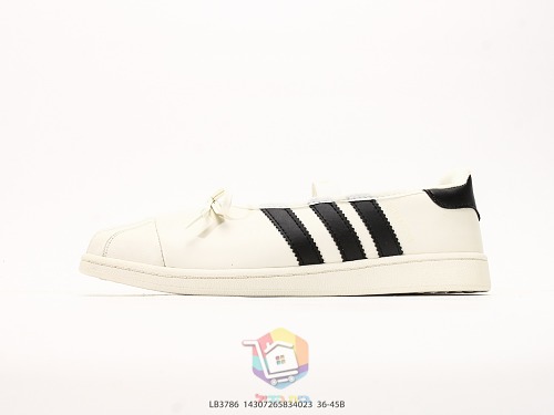 נעלי בלרינה adidas Superstar SQ Ballet, אוף וייט ושחור, תמונה 9