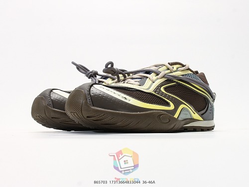 סניקרס Balenciaga Radar, חאקי וצהוב או בורדו וורוד, תמונה 7