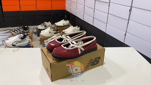 נעלי בלרינה New Balance Flat Breeze, אפור בהיר, אדום, כסף, שחור, תמונה 19