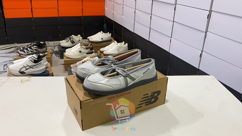 נעלי בלרינה New Balance Flat Breeze, אפור בהיר, אדום, כסף, שחור, תמונה 29