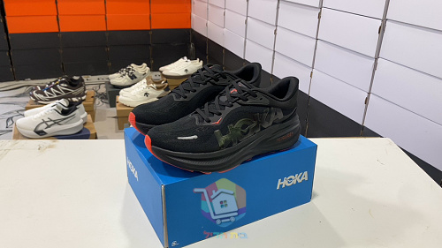 נעלי ריצה HOKA Clifton PRO, שחור-כתום, שחור-לילך, שמנת-כחול, שמנת-חום, תמונה 2