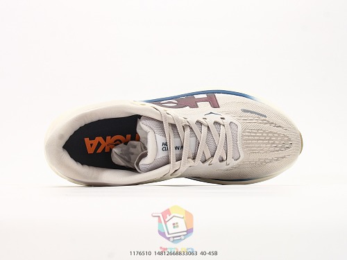 נעלי ריצה HOKA Clifton PRO, שחור-כתום, שחור-לילך, שמנת-כחול, שמנת-חום, תמונה 27