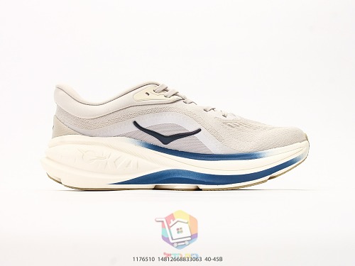 נעלי ריצה HOKA Clifton PRO, שחור-כתום, שחור-לילך, שמנת-כחול, שמנת-חום, תמונה 28