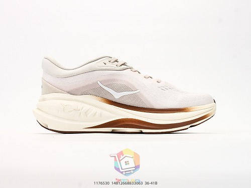 נעלי ריצה HOKA Clifton PRO, שחור-כתום, שחור-לילך, שמנת-כחול, שמנת-חום, תמונה 38