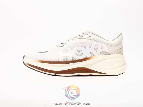 נעלי ריצה HOKA Clifton PRO, שחור-כתום, שחור-לילך, שמנת-כחול, שמנת-חום, תמונה 39