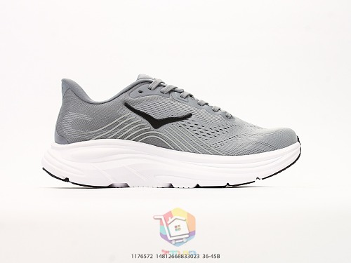נעלי ריצה HOKA Clifton 11, אפור, חום, לילך, תכלת, תמונה 9
