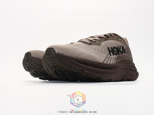 נעלי ריצה HOKA Clifton 11, אפור, חום, לילך, תכלת, תמונה 14