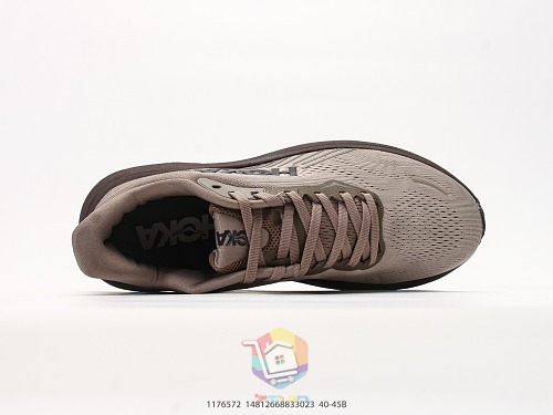 נעלי ריצה HOKA Clifton 11, אפור, חום, לילך, תכלת, תמונה 16