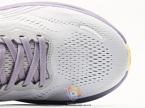 נעלי ריצה HOKA Clifton 11, אפור, חום, לילך, תכלת, תמונה 20