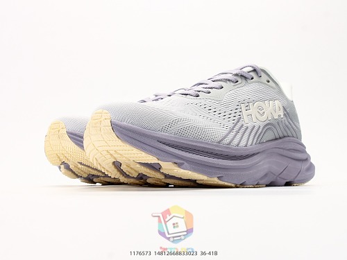 נעלי ריצה HOKA Clifton 11, אפור, חום, לילך, תכלת, תמונה 23