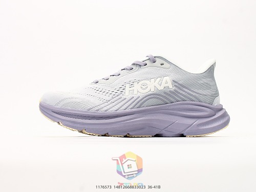 נעלי ריצה HOKA Clifton 11, אפור, חום, לילך, תכלת, תמונה 27