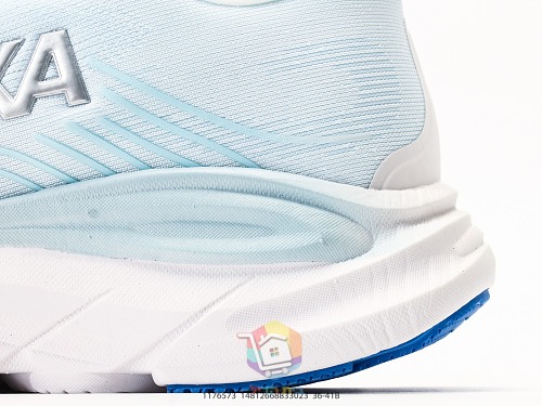 נעלי ריצה HOKA Clifton 11, אפור, חום, לילך, תכלת, תמונה 31