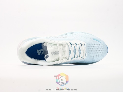 נעלי ריצה HOKA Clifton 11, אפור, חום, לילך, תכלת, תמונה 35