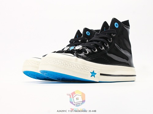 נעלי Converse Chuck 70 גבוהות בגימור שחור מבריק, תמונה 6