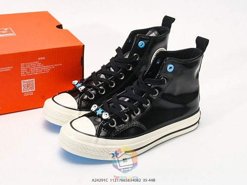 נעלי Converse Chuck 70 גבוהות בגימור שחור מבריק, תמונה 10