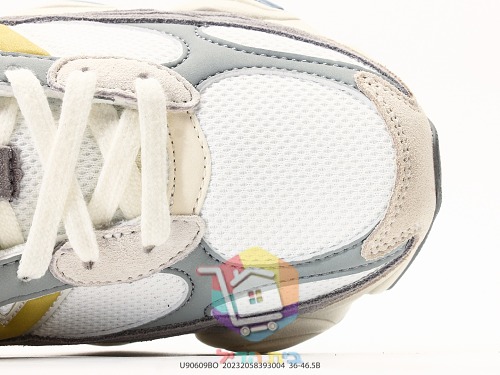 נעלי New Balance 9060R אפור, שמנת וזהב 2