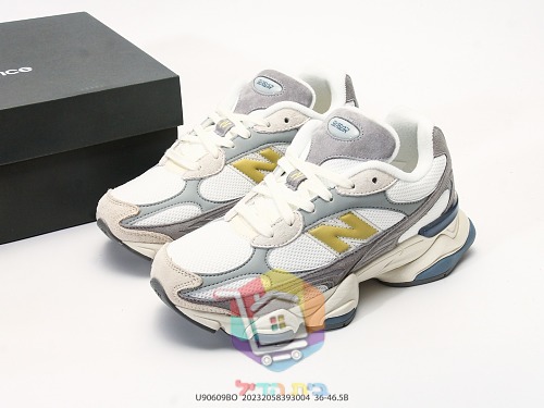 נעלי New Balance 9060R אפור, שמנת וזהב 10