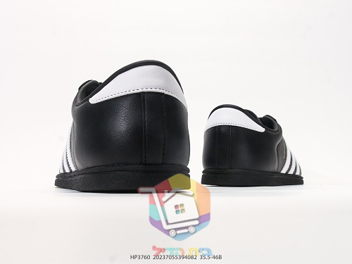 נעלי adidas Superstar Lo Pro, שחור, שחור עם פסים לבנים 4