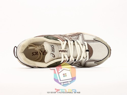 נעלי שטח ASICS Gel-Kahana 8, שמנת-חום, כחול-זהב 17
