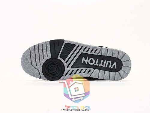 Louis Vuitton LV Trainer sneakers, tan suede or black and grey 7