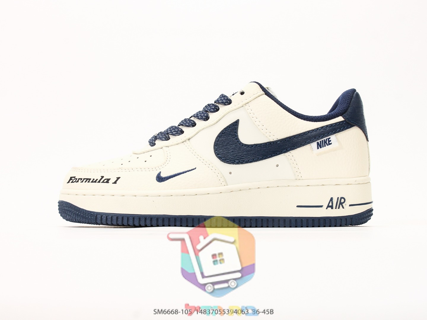 Nike Air Force 1 Low sneakers with a Formula 1 print, four colourways