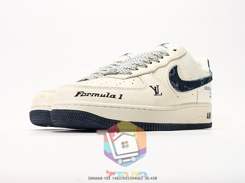 Nike Air Force 1 Low sneakers with a Formula 1 print, four colourways 5