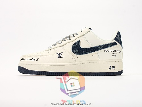 Nike Air Force 1 Low sneakers with a Formula 1 print, four colourways 9