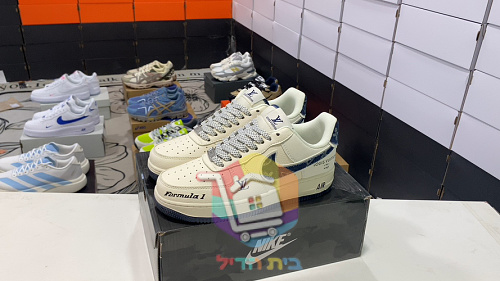 Nike Air Force 1 Low sneakers with a Formula 1 print, four colourways 10
