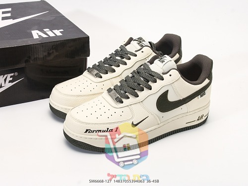 Nike Air Force 1 Low sneakers with a Formula 1 print, four colourways 11
