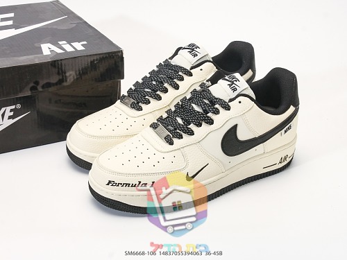 Nike Air Force 1 Low sneakers with a Formula 1 print, four colourways 21