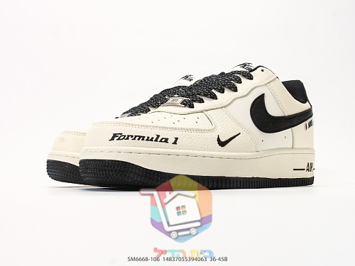 Nike Air Force 1 Low sneakers with a Formula 1 print, four colourways 25