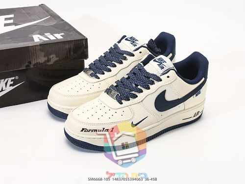 Nike Air Force 1 Low sneakers with a Formula 1 print, four colourways 31