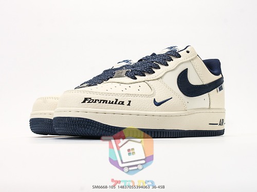 Nike Air Force 1 Low sneakers with a Formula 1 print, four colourways 35