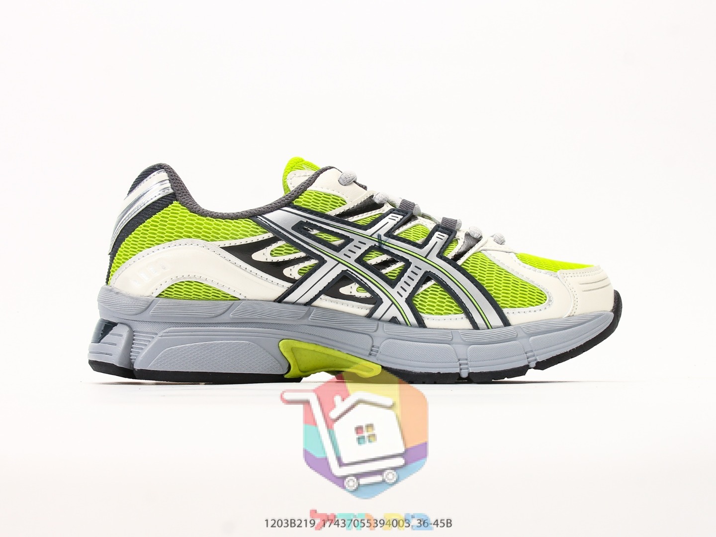 נעלי ASICS GEL-Stratus MC, ליים וכסף