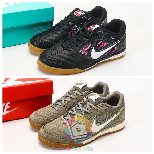 נעלי Nike Gato ירוק זית או שחור עם לוגו Supreme, תמונה 21