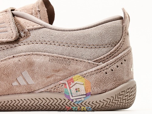 נעלי adidas מזמש עם רצועות סקוץ', חום בהיר 2